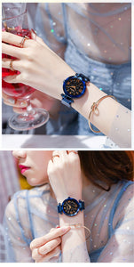 Luxury Fashion Women's Magnetic Starry Sky Quartz Watch