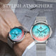 Gradient Bright Glass Luxury Chronograph Wrist Watch