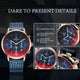 Gradient Bright Glass Luxury Chronograph Wrist Watch