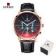 Gradient Bright Glass Luxury Chronograph Wrist Watch