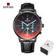 Gradient Bright Glass Luxury Chronograph Wrist Watch