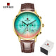 Gradient Bright Glass Luxury Chronograph Wrist Watch