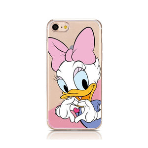 Cartoon Phone Case for iPhone (Daisy) (5S, SE, 6, 6S, 7, 8, X, XR, XS, 11, 11 Pro--all variants)