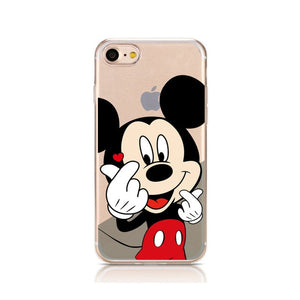 Cartoon Phone Case for iPhone (Mickey) (5S, SE, 6, 6S, 7, 8, X, XR, XS, 11, 11 Pro--all variants)