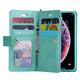 iPhone Card Zipper Wallet Phone Case (5S, SE, 6, 6S, 7, 8, X, XR, XS, 11, 11 Pro--all variants)