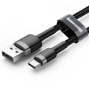 Braided USB Type C Quick Charge 3.0 Cable (Various Lengths)