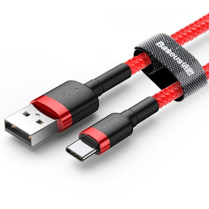 Braided USB Type C Quick Charge 3.0 Cable (Various Lengths)