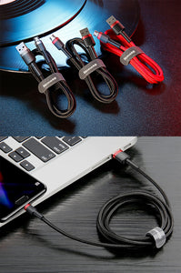 Braided Micro USB Cable 2.4A Fast Charging (Various Lengths)