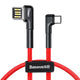 Braided USB 90 Degree Type C Charging/Data Transfer Cable (Various Lengths)