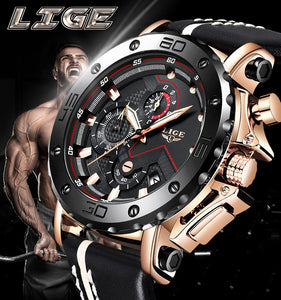 Lige Relogio Masculino Chronograph Watch