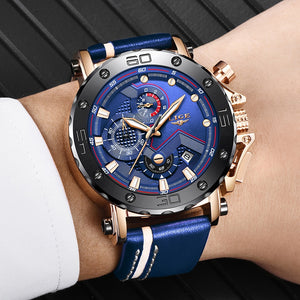 Lige Relogio Masculino Chronograph Watch