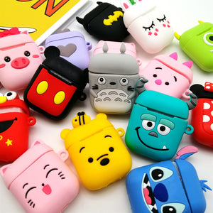 Cute Soft Wireless Apple AirPods 1/2 Charging Case Cover