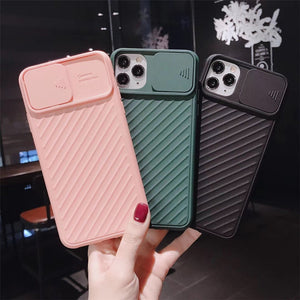 Camera Protection Shockproof Phone Case For iPhone (7, 8, X, XR, XS, 11, 11 Pro--all variants)