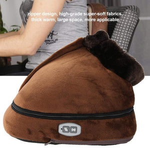 2 IN 1 Electric Heated Foot Warmer and Massager