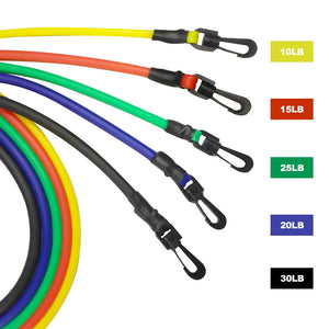 11pcs Modular Resistance Bands Set