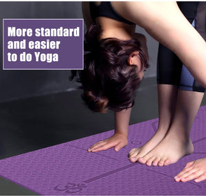 TPE Yoga Mat For Beginner Environmental Fitness