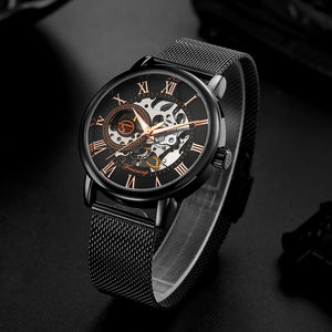 Gear Revealing Fashion Mechanical Business Watch