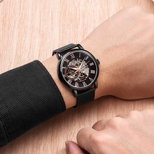 Gear Revealing Fashion Mechanical Business Watch