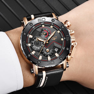 Lige Relogio Masculino Chronograph Watch