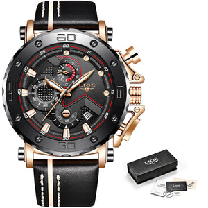 Lige Relogio Masculino Chronograph Watch