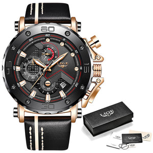 Lige Relogio Masculino Chronograph Watch