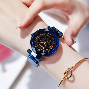 Luxury Fashion Women's Magnetic Starry Sky Quartz Watch